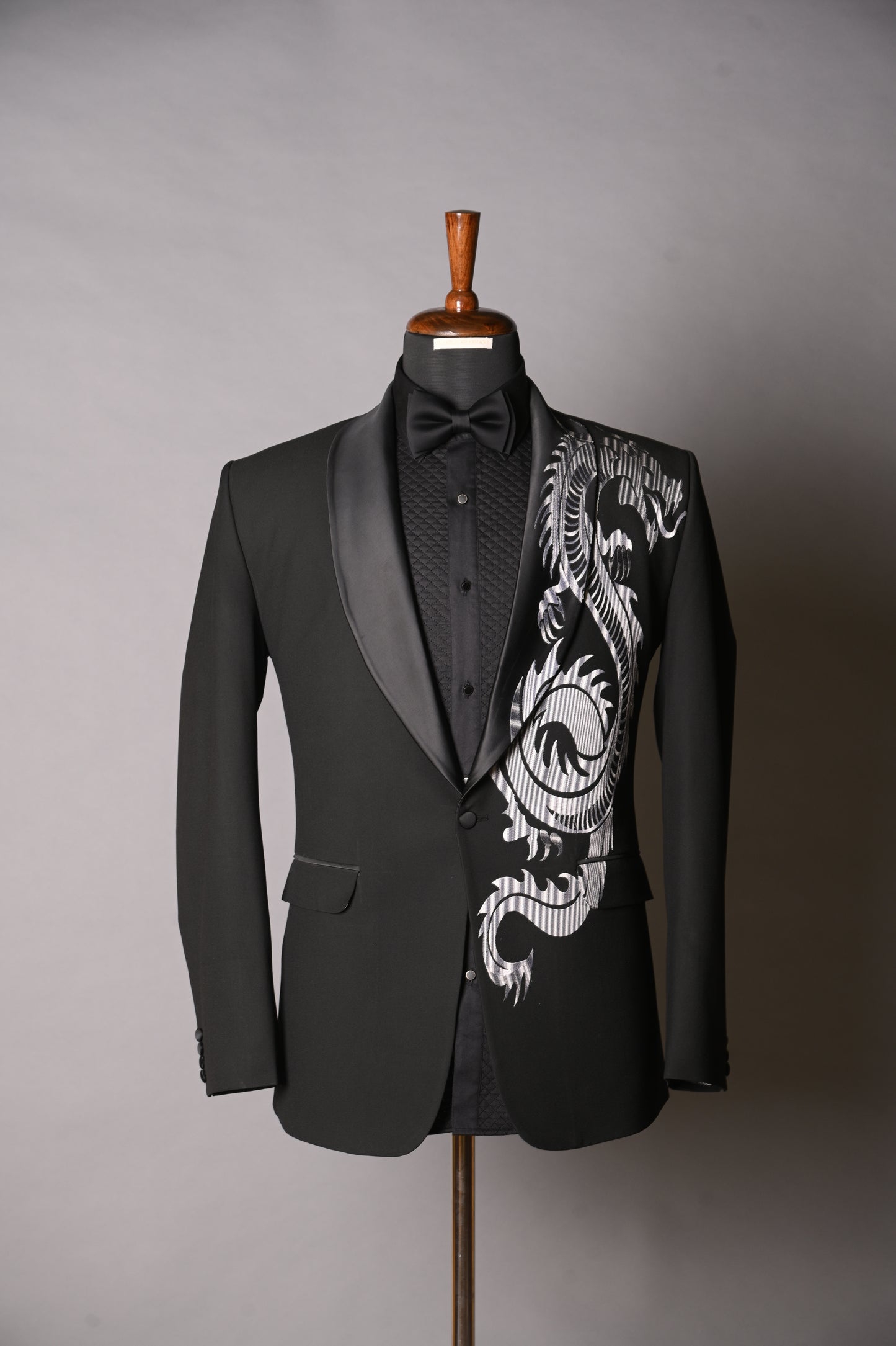 Tuxedo/Shades of Grey Embroidery