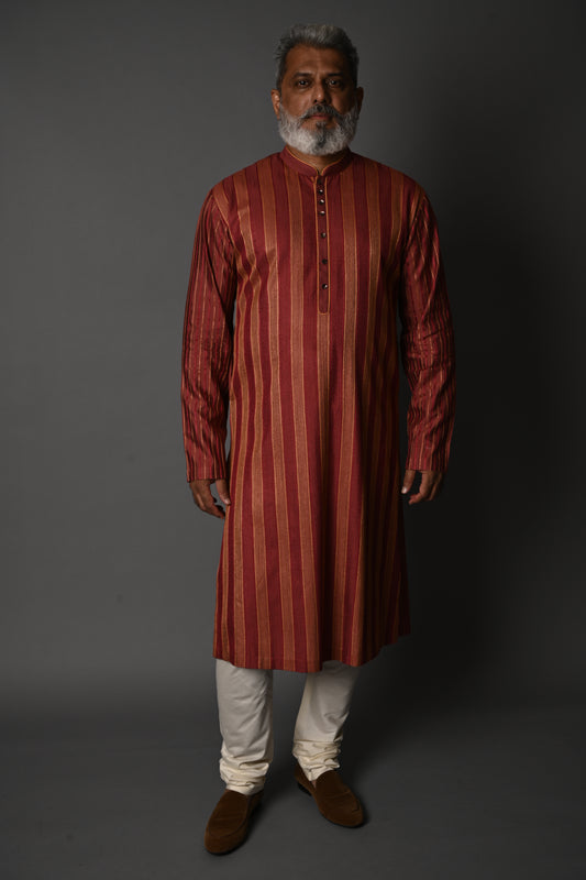 Stitch Effect Kurta Pants