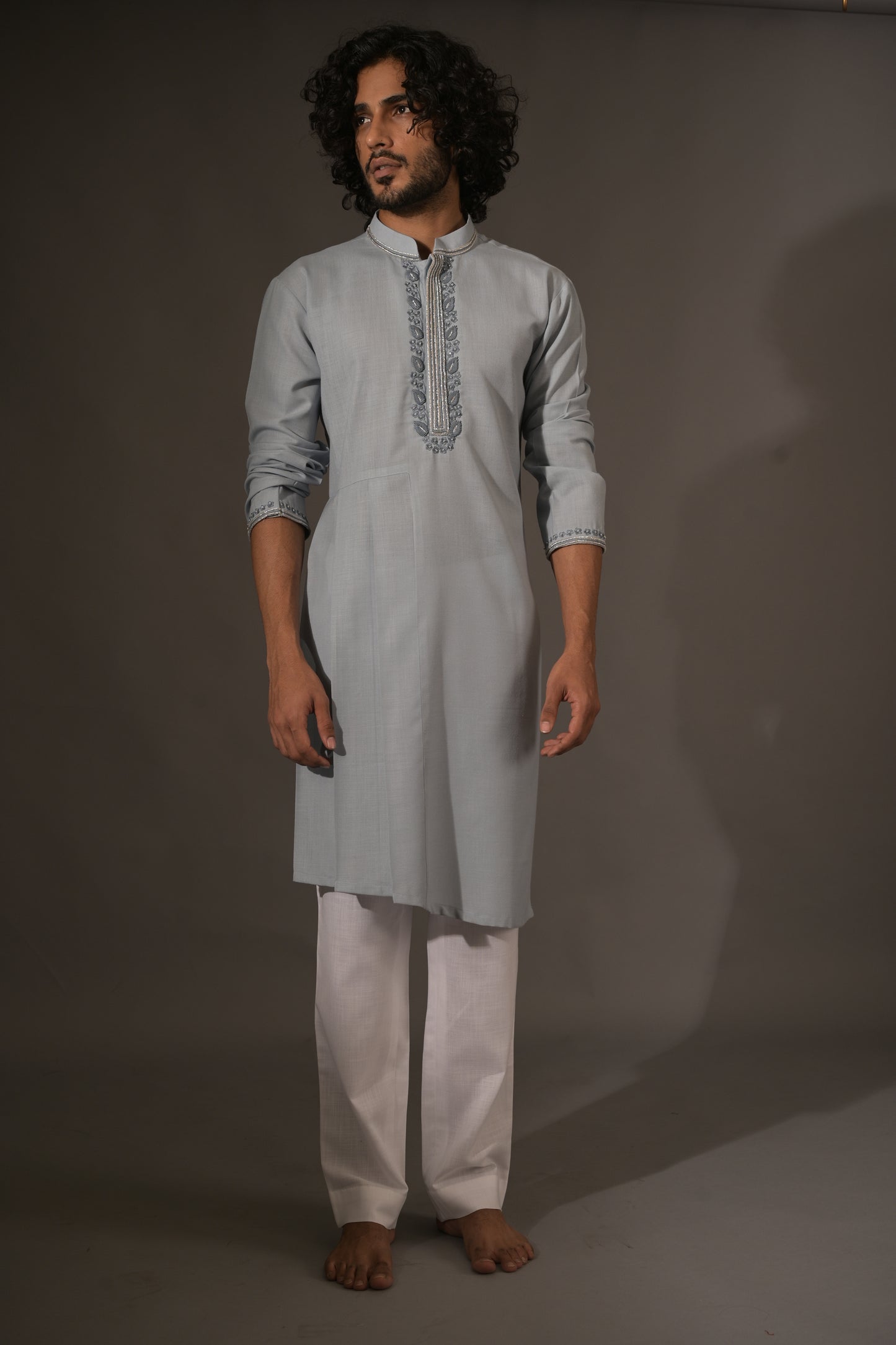 Grey Kurta