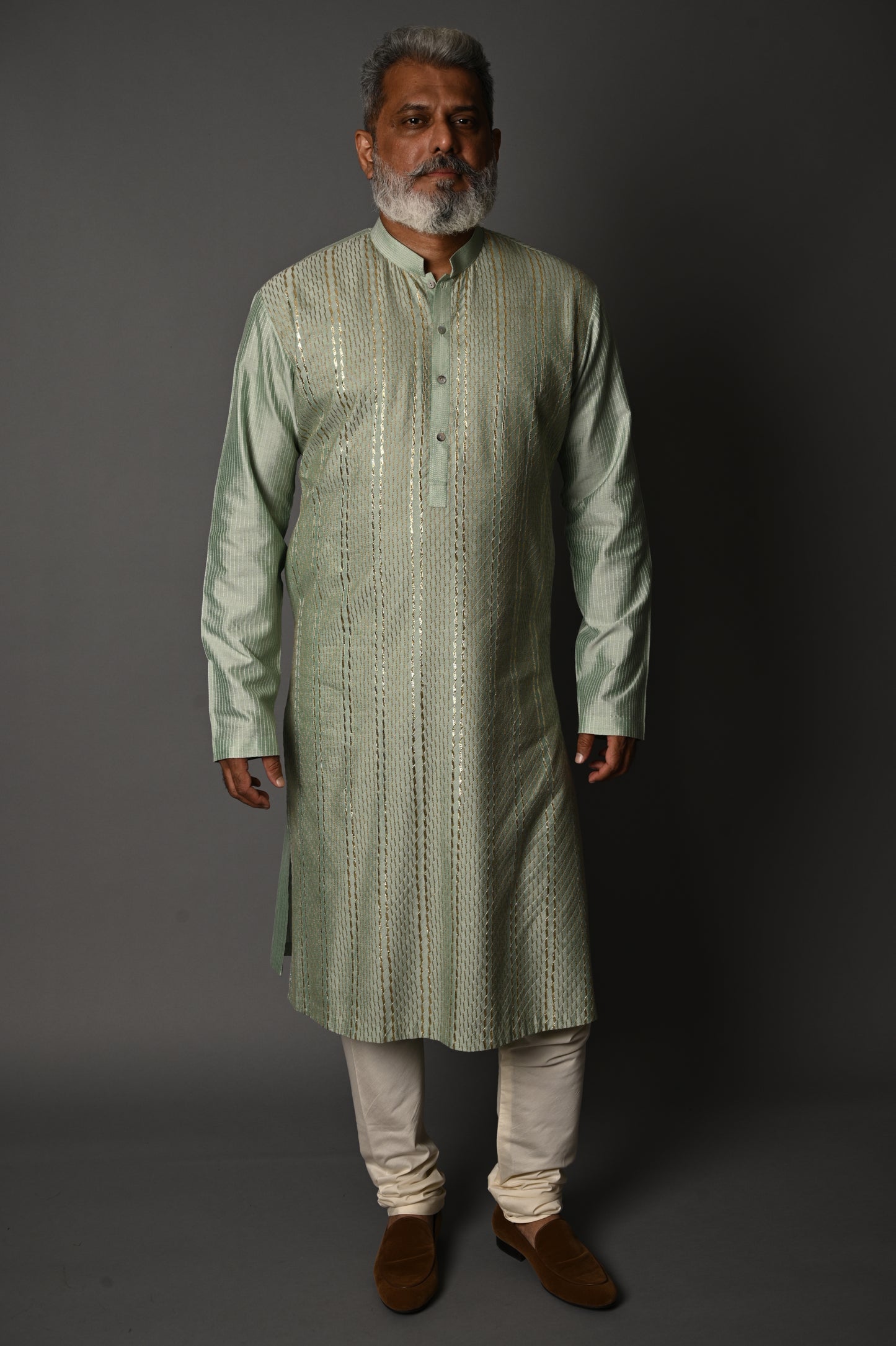 Stitch Effect Kurta Pants