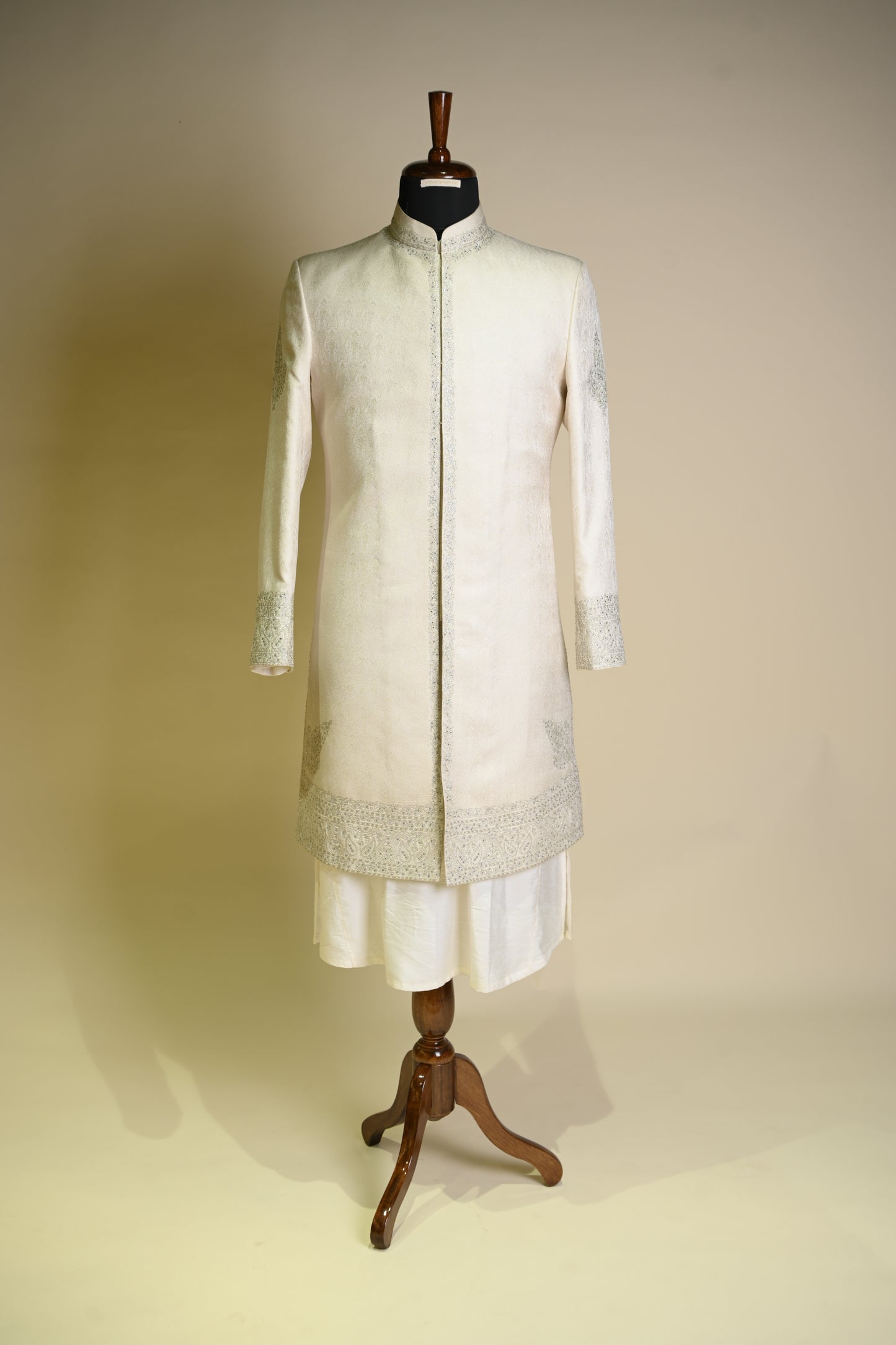 Moonga Silk Sherwani