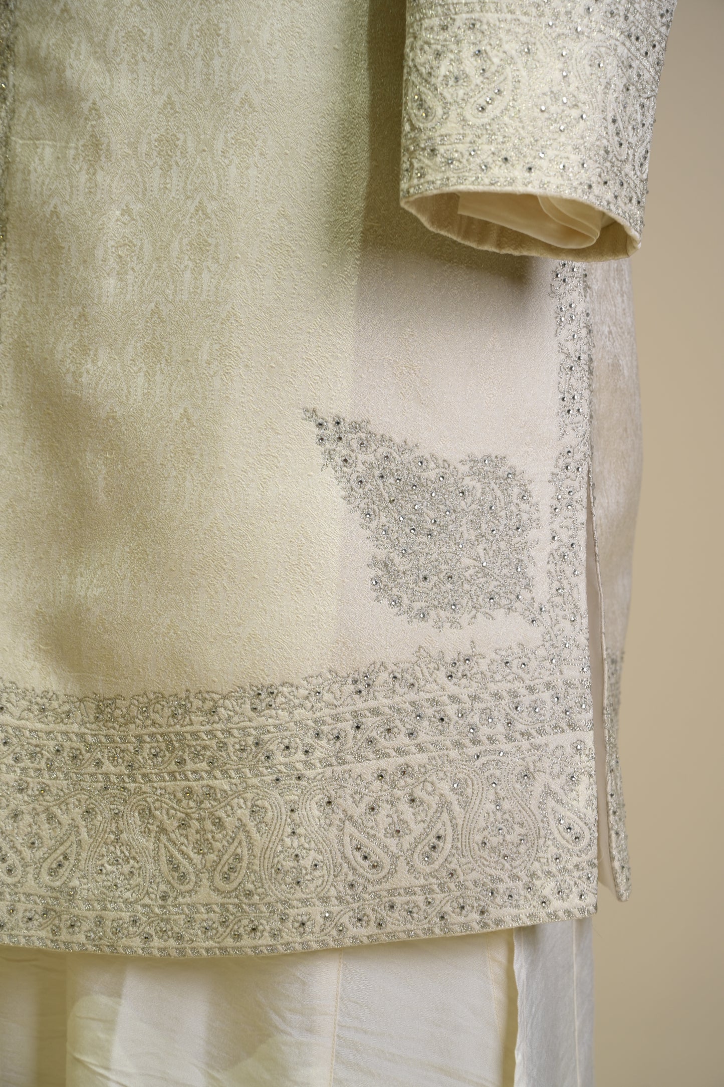 Moonga Silk Sherwani