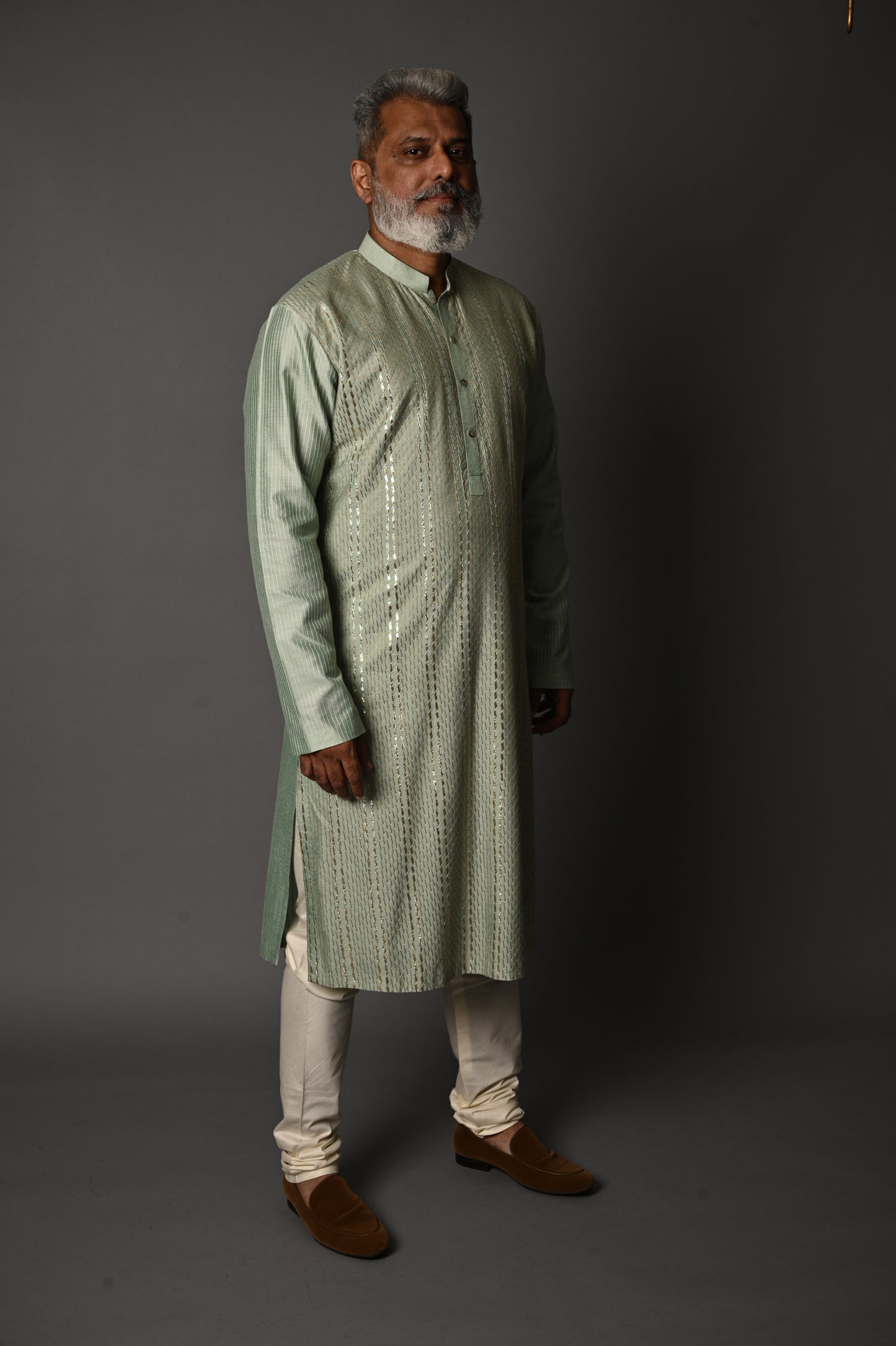 Stitch Effect Kurta Pants