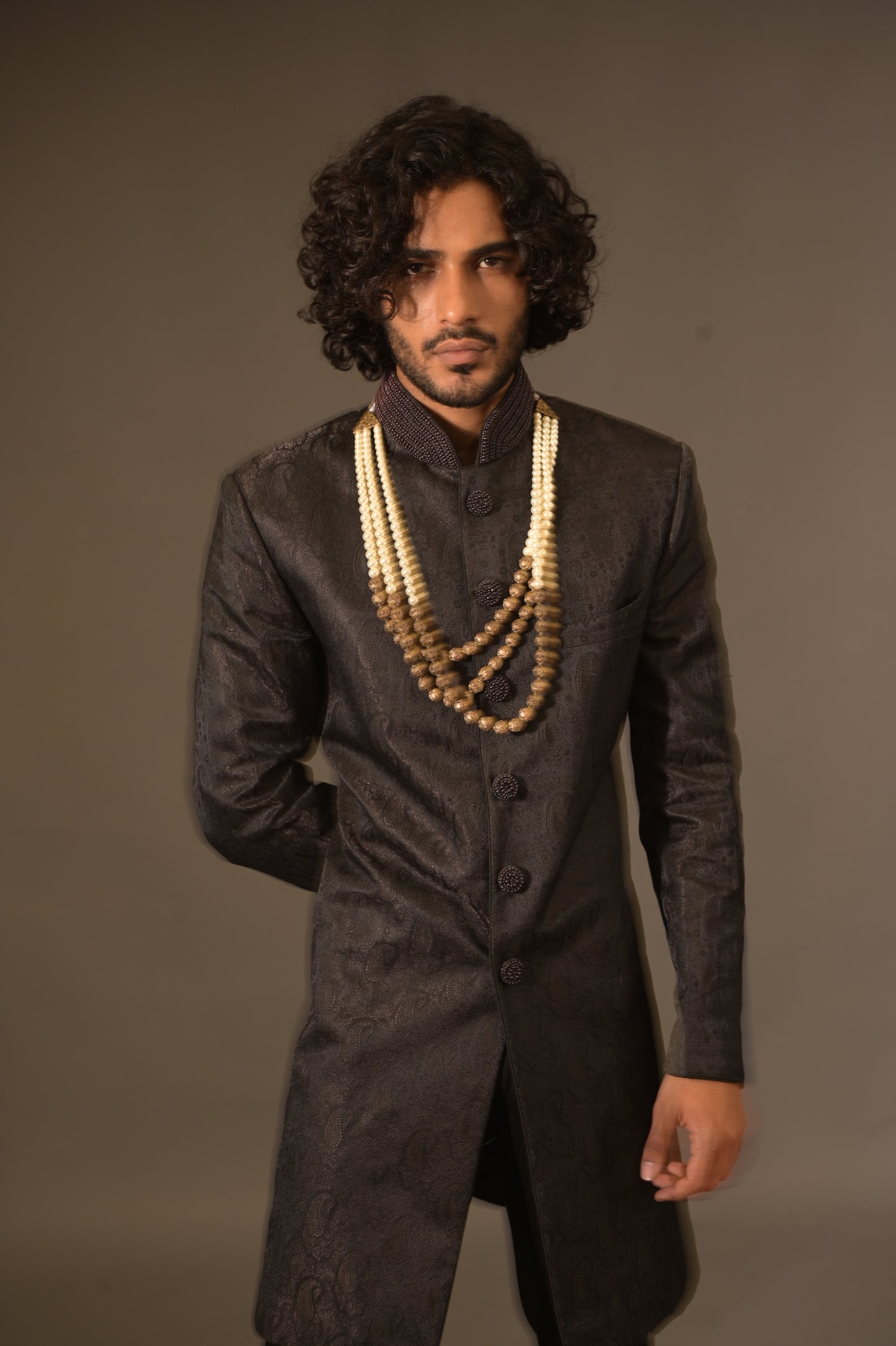 Black Sherwani
