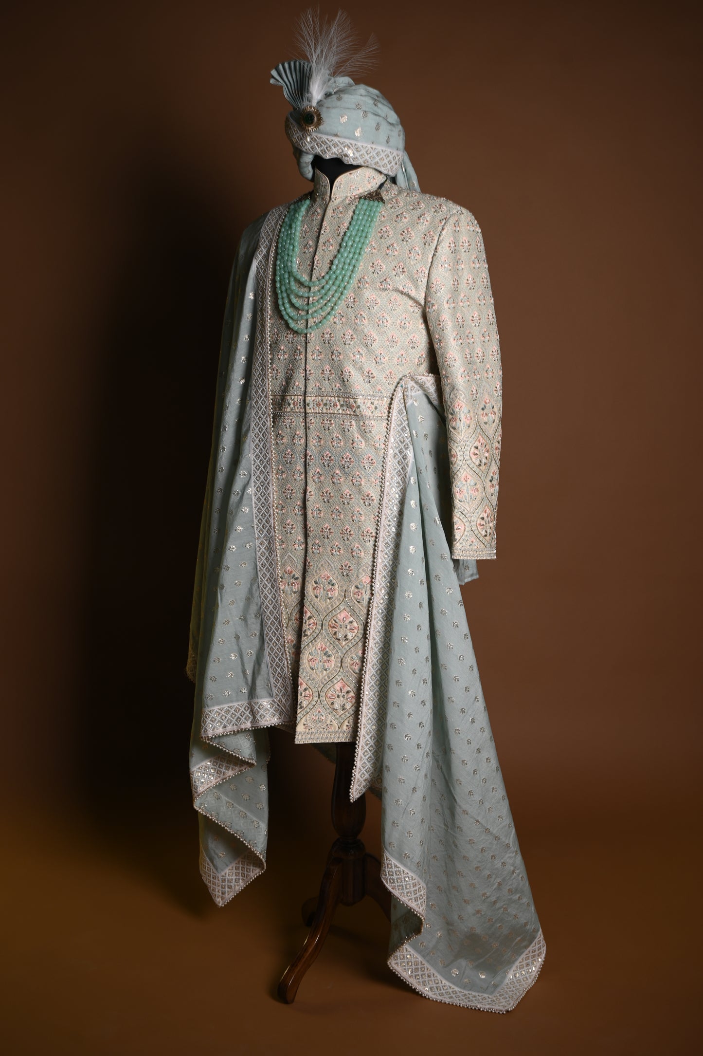 Pista Green Sherwani